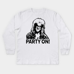 Party On! Kids Long Sleeve T-Shirt
